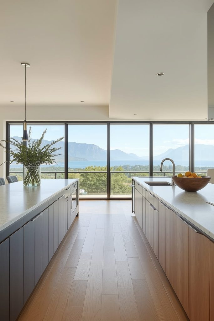 Kitchen Window Wall Ideas for Open-Concept Homes
