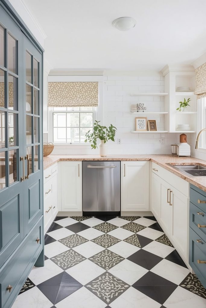 Laminate Countertops with Graphic Patterns