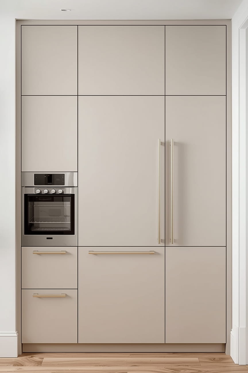 Narrow Kitchen Cabinet Designs With Shelves photo