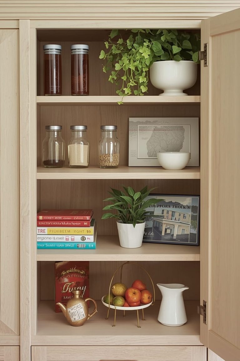 Narrow Side Shelves for Spices