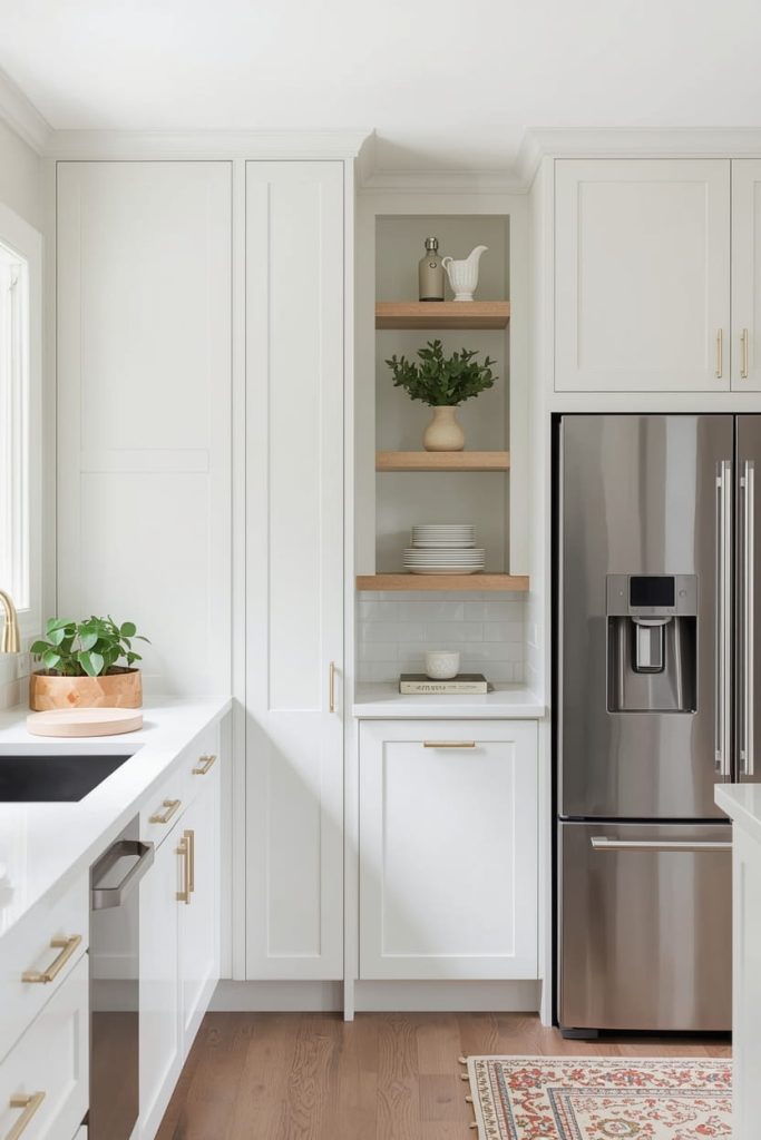 Narrow Tall Kitchen Cabinet Ideas That Use Vertical Space