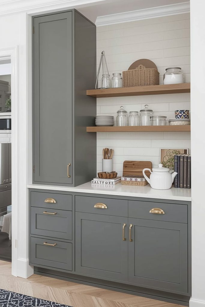 Narrow Tall Kitchen Cabinet Ideas for Awkward Spaces