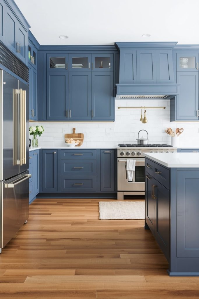 Natural Wood Cabinets and Wood Floors