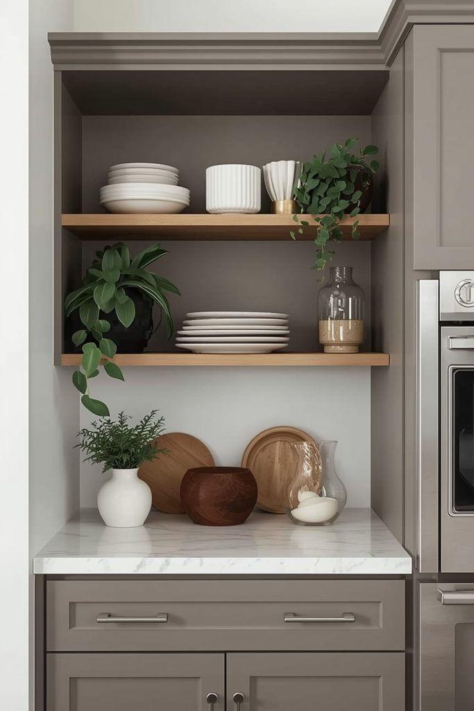 Open Side Shelves for Quick Access