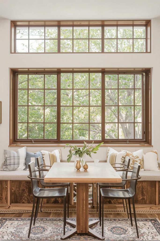 Panoramic Kitchen Window for Wide, Open Views