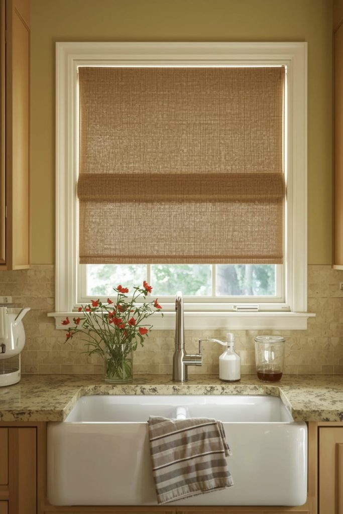 Roman Blinds for Kitchen Windows