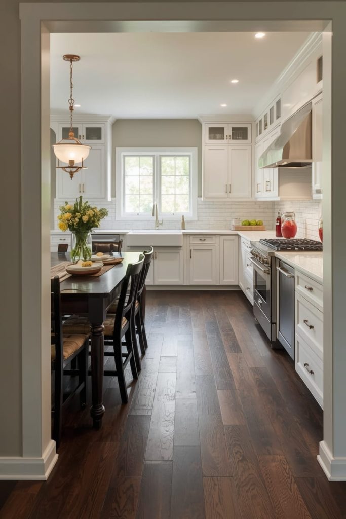  Scandinavian-Inspired Wood Kitchen Flooring