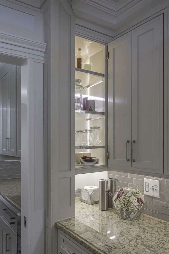 Sleek Modern Floor-to-Ceiling Cabinets