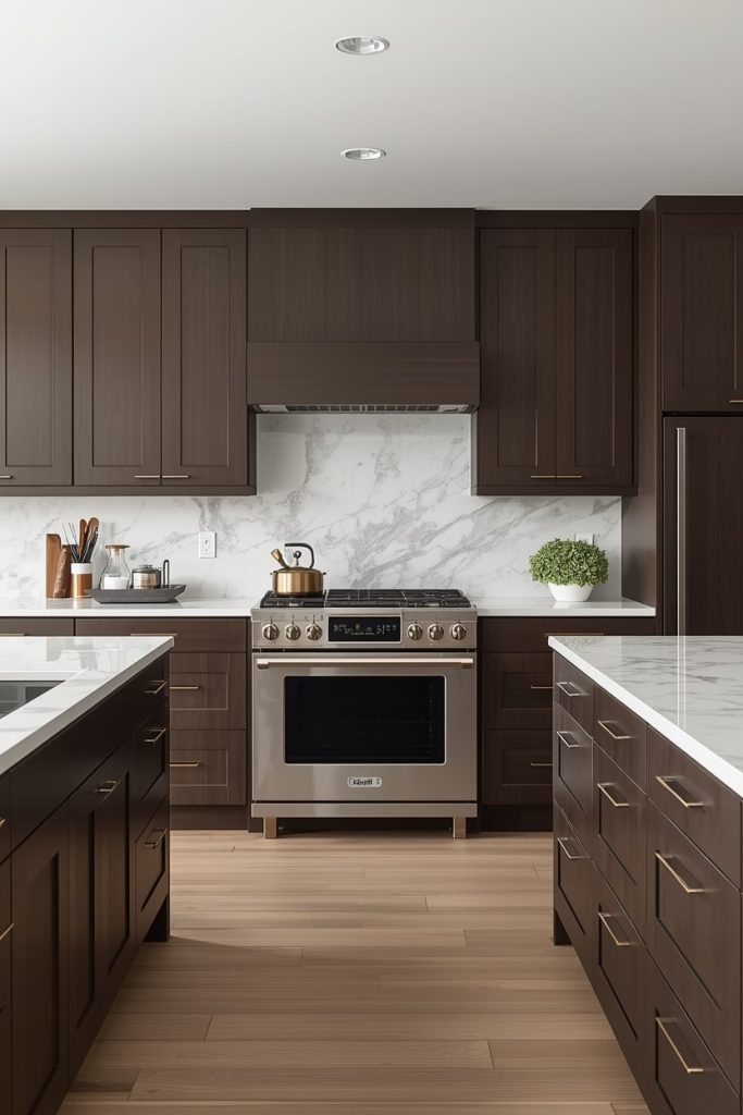 Small Brown and White Kitchen Ideas for Compact Spaces