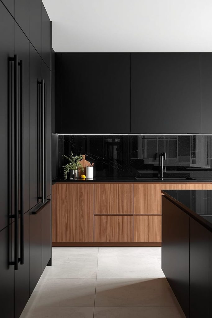 Small Kitchen, Big Contrast