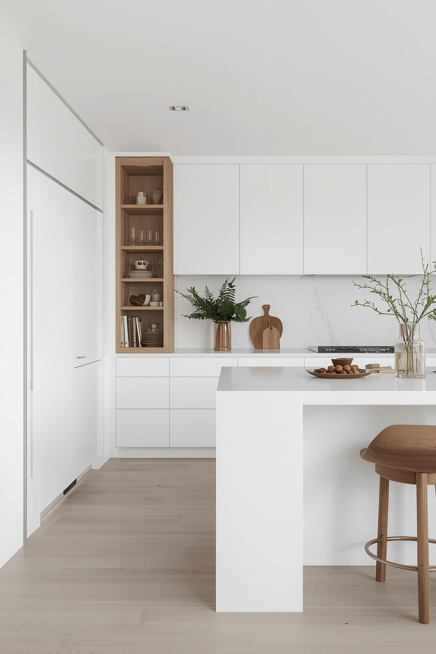 Small White Kitchen Ideas with Island That Maximize Space-min