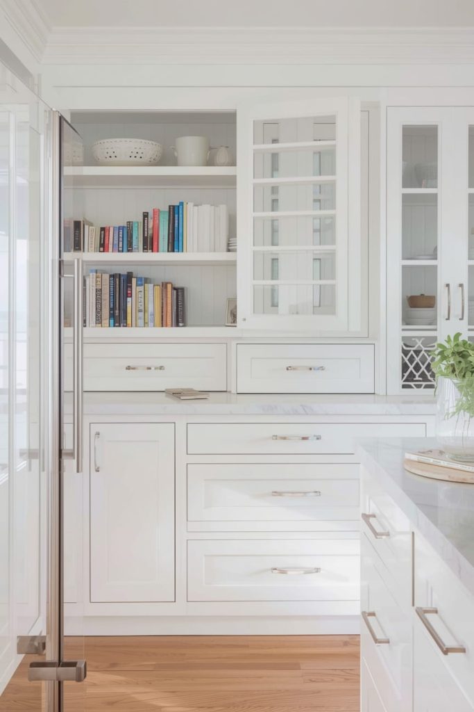 Tall Cabinet Ideas With Built-In Appliances