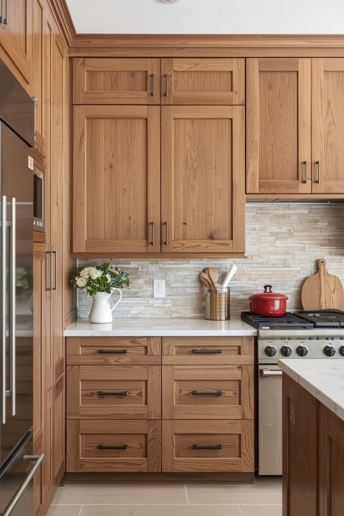 Two-Tone Cabinets for Visual Interest