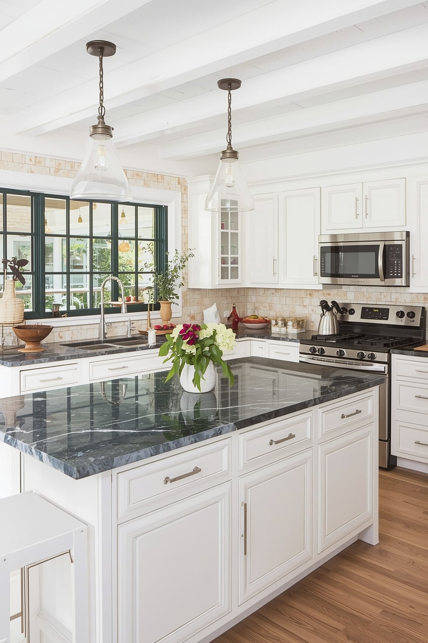 15 White Kitchen Ideas with Island for a Bright, Timeless Look
