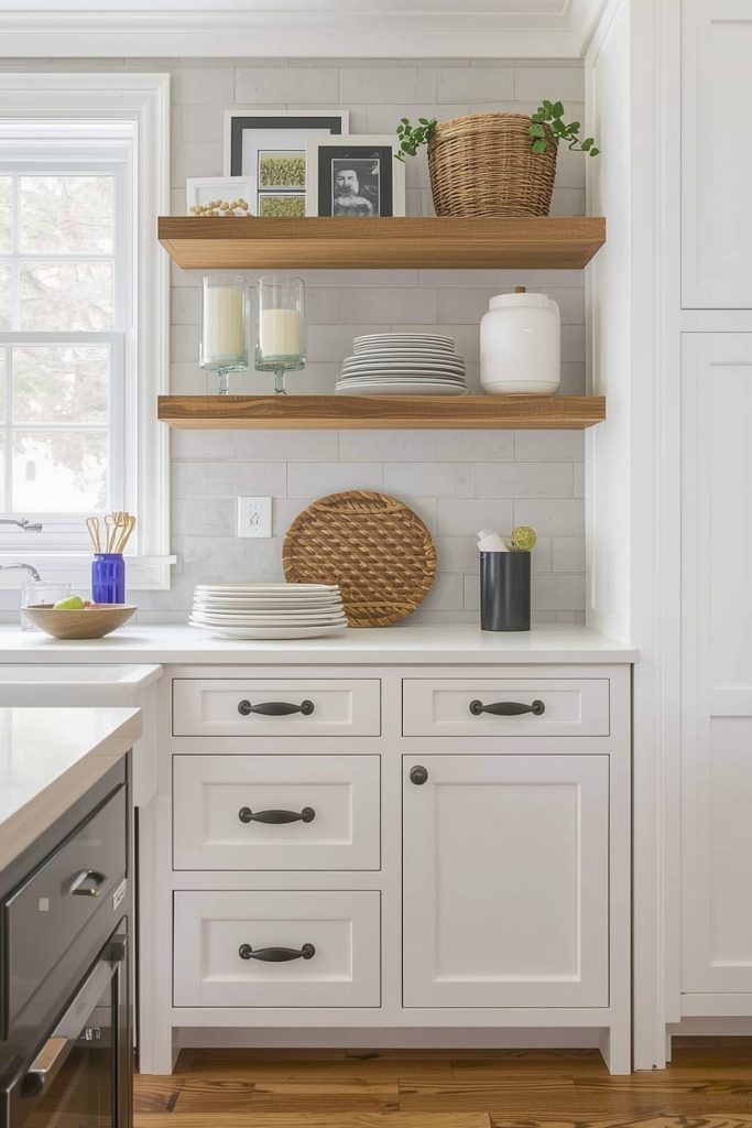 White Shaker Kitchen Cabinets for Timeless Appeal