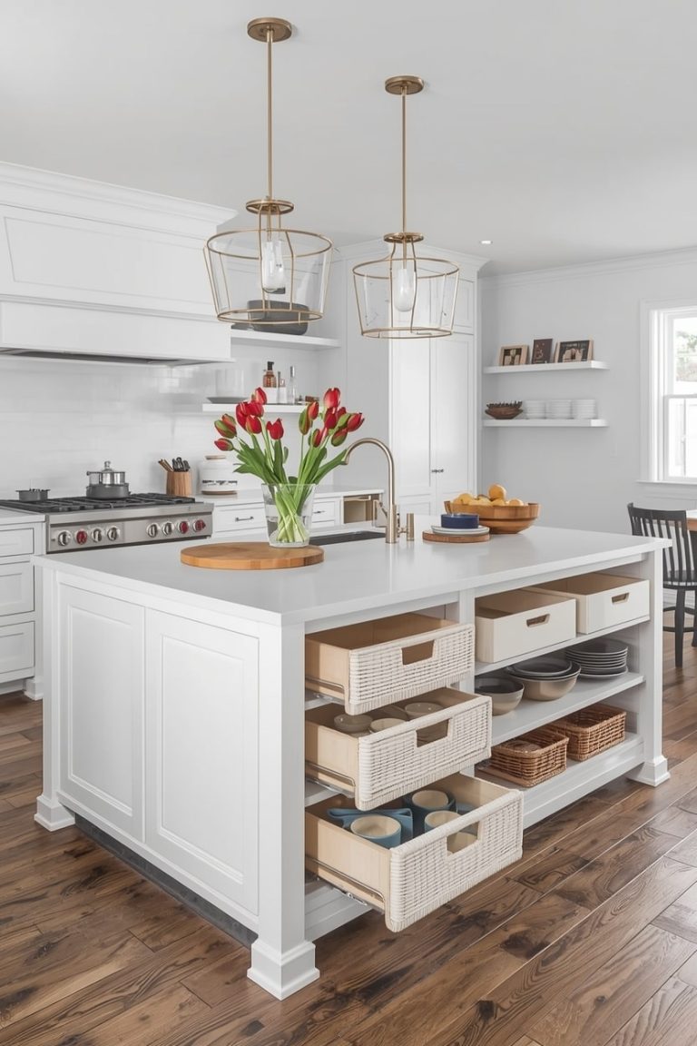 15 White Kitchen Ideas with Island for a Bright, Timeless Look