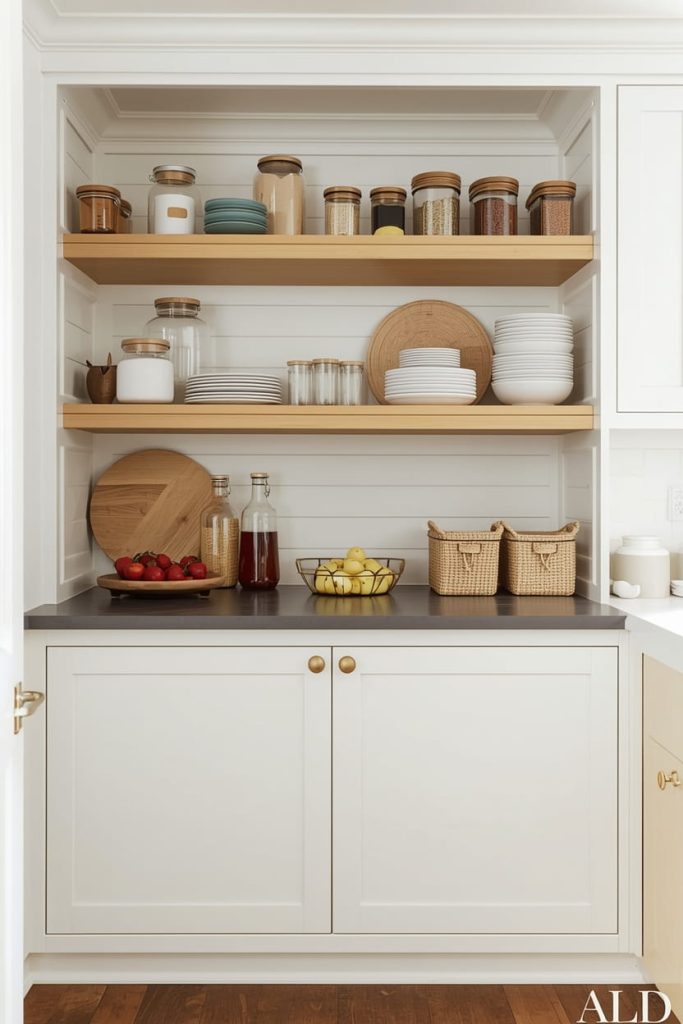 Add Open Shelving for Stylish Kitchen Storage Solutions