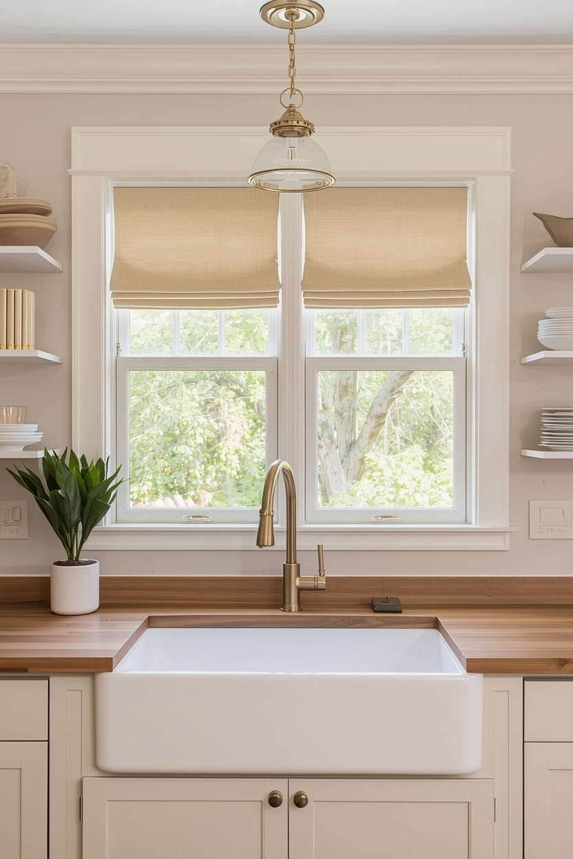 Double Kitchen Window Ideas for Small Kitchens