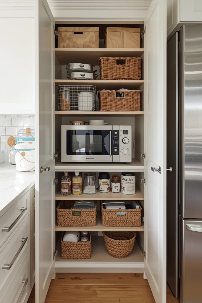 Hidden Kitchen Storage Solutions for a Clutter-Free Look
