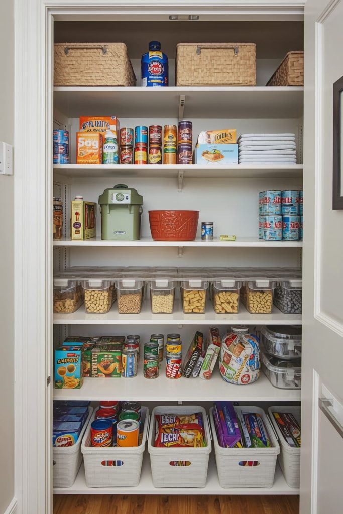 Kitchen Pantry Storage Ideas Using Door Space