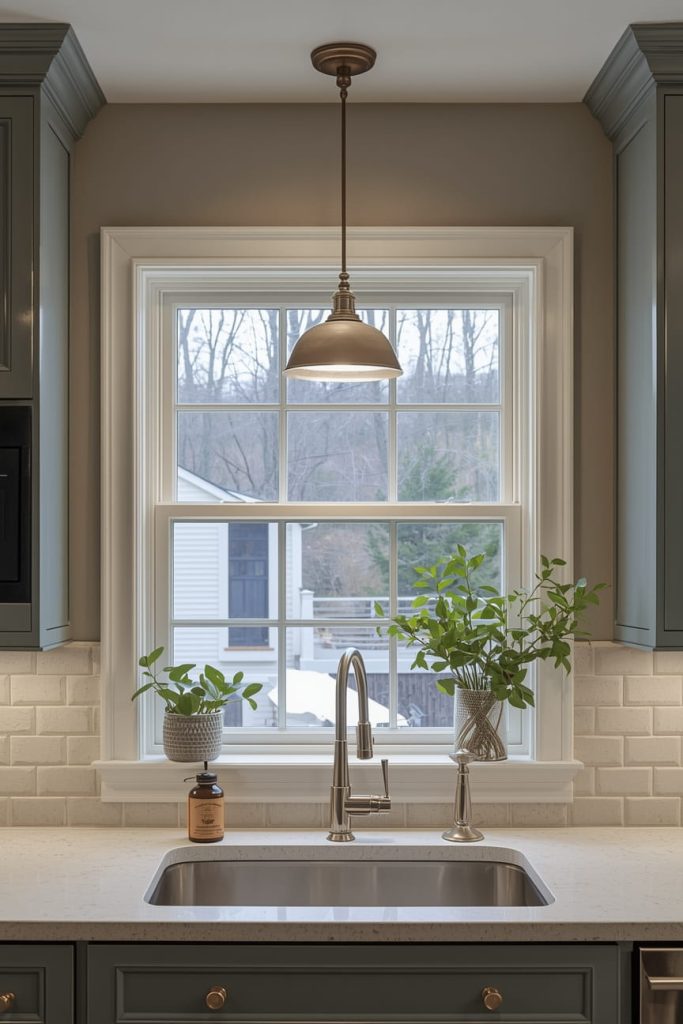 Kitchen Window Ideas Below Counter Height for Extra Lighting
