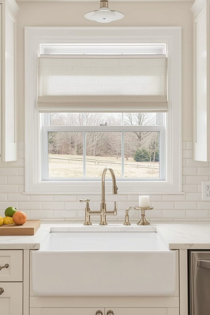 Kitchen Window Over Sink with No Upper Cabinets