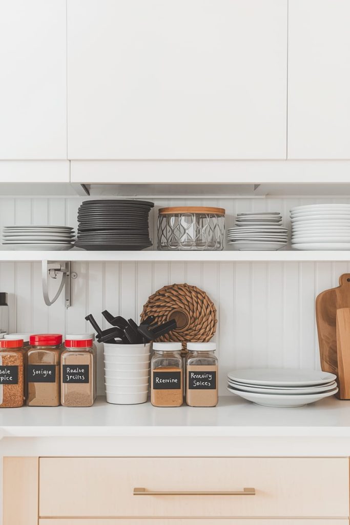 Minimalist Spice Organization for a Calm Kitchen Makeover