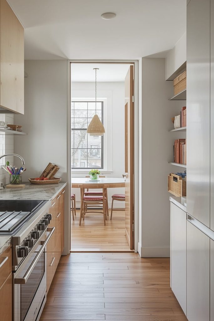 Open Kitchen Window Pass Through for Easy Serving