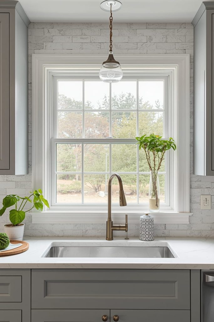 Open Kitchen Window to Dining Room for Seamless Flow