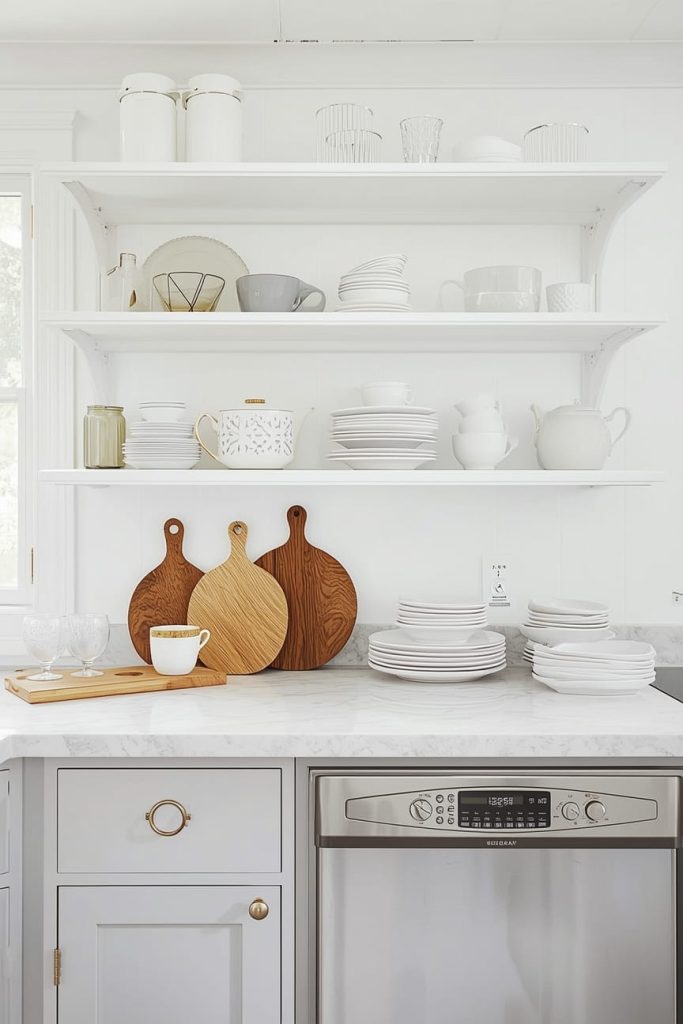 Open Shelving for Small Kitchens