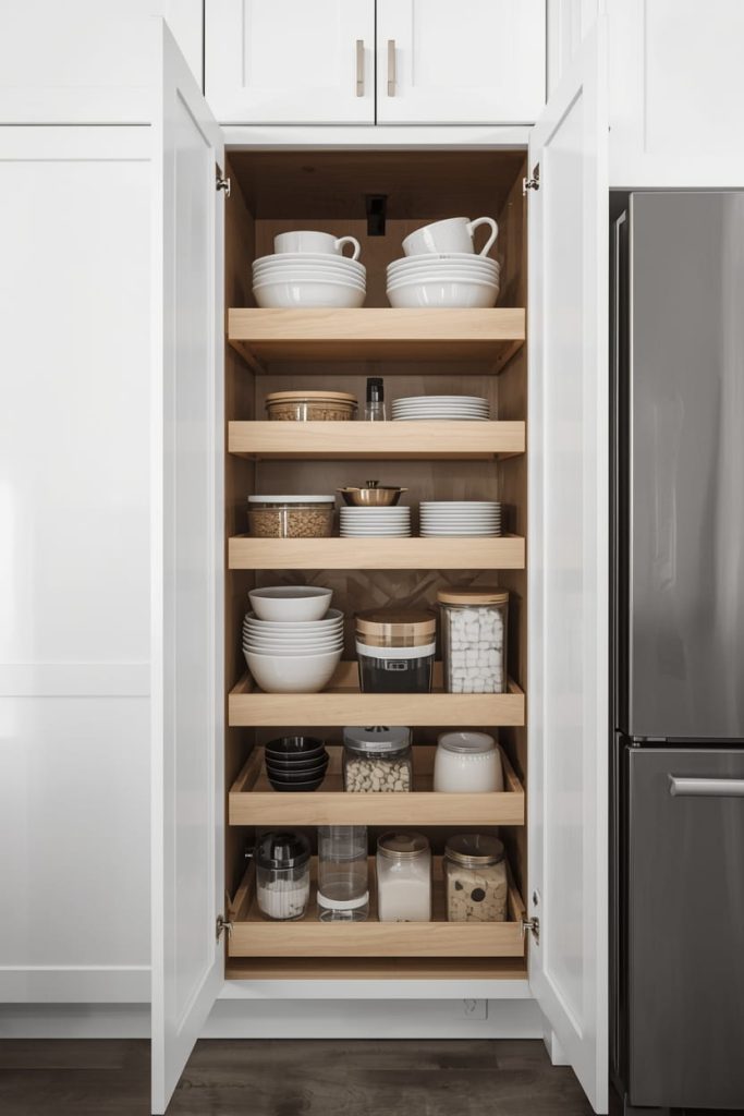 Pull-Out Storage for Small Kitchens