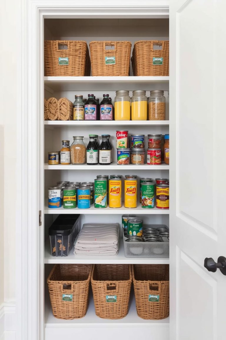 Space-Saving Pantry Shelving for Ultra-Small Pantries