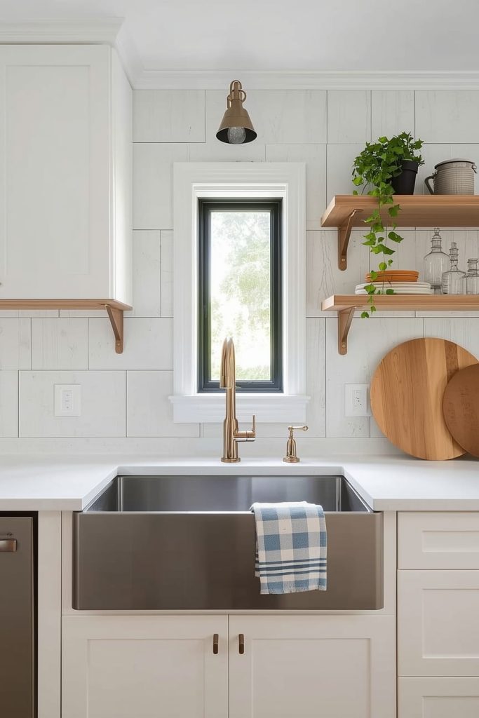 Tiny Horizontal Kitchen Window Ideas for Sleek Lines