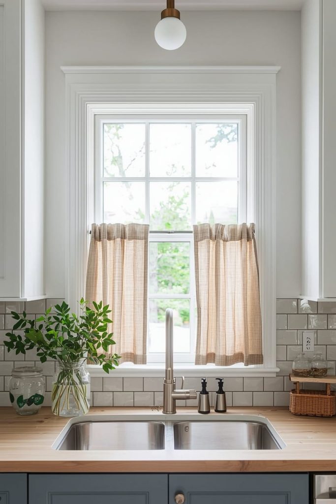 Tiny Kitchen Window Treatment Ideas for Style and Privacy