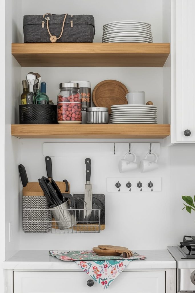 Use Hanging Kitchen Storage Ideas to Free Counter Space