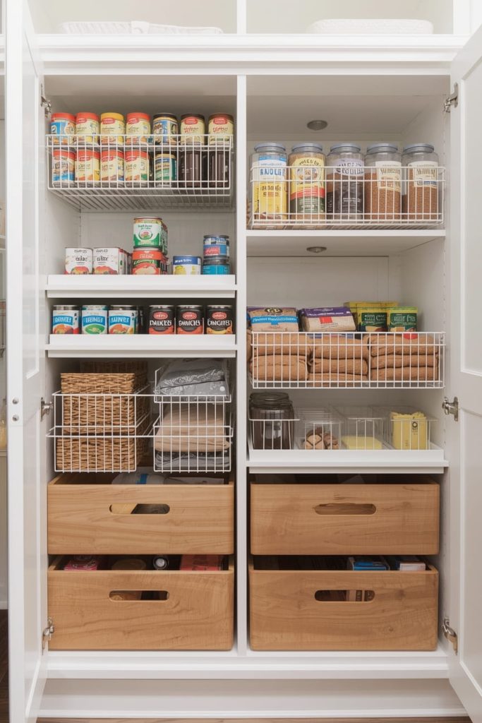 Vertical Small Pantry Storage Ideas That Use Full Height