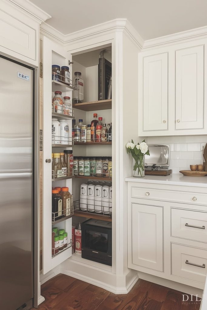 Vintage Spice Rack Ideas with Antique Finishes