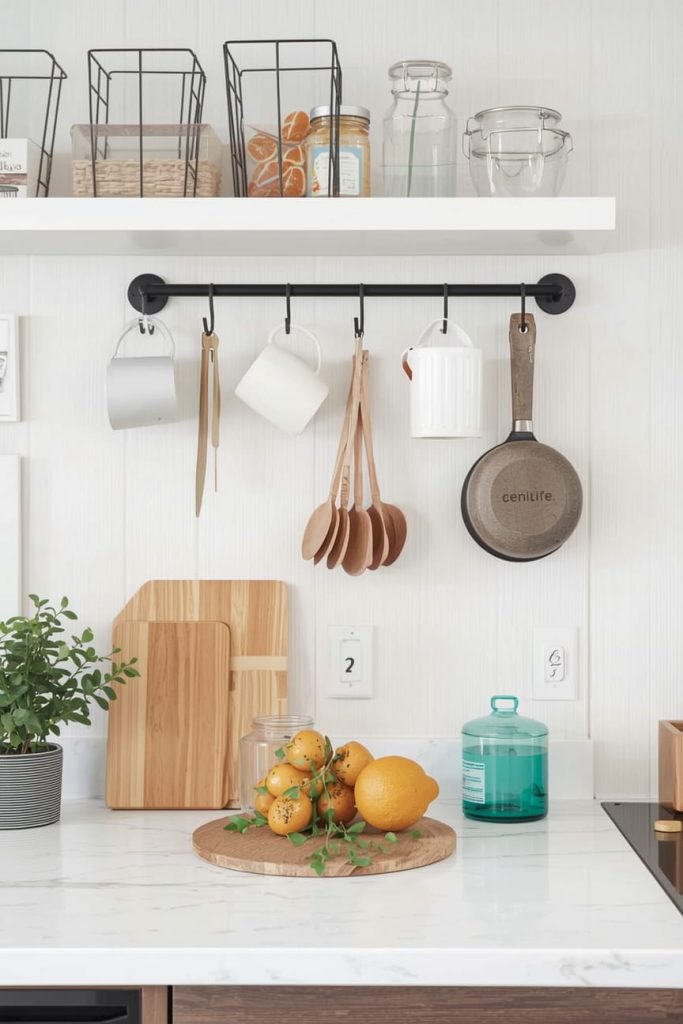  Wall Storage Ideas for Small Kitchens Beyond Shelves
