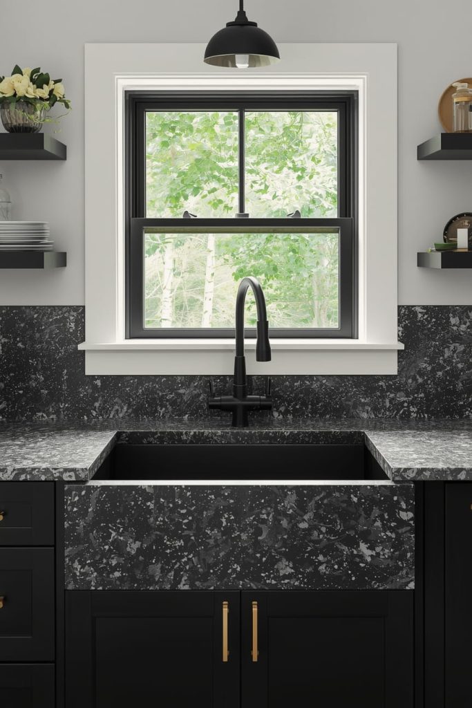 Black Stainless Steel Undermount Sink for a Sleek Modern Upgrade