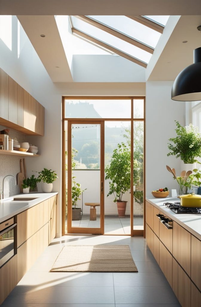 Blend Semi Open Design with Natural Light