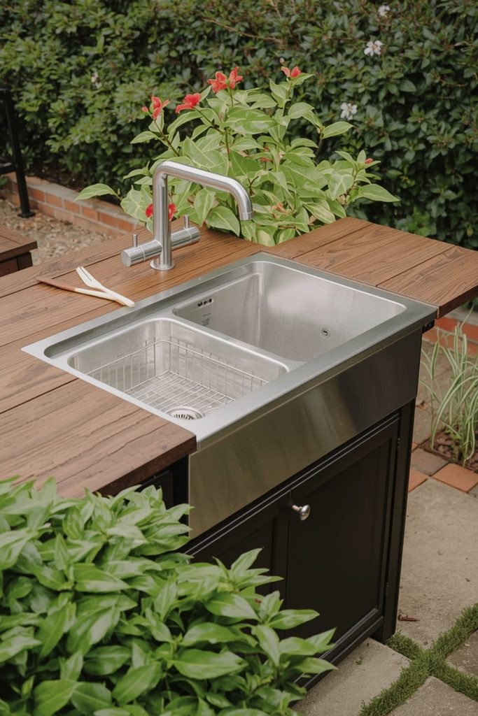 Classic Stainless Steel Patio Sink