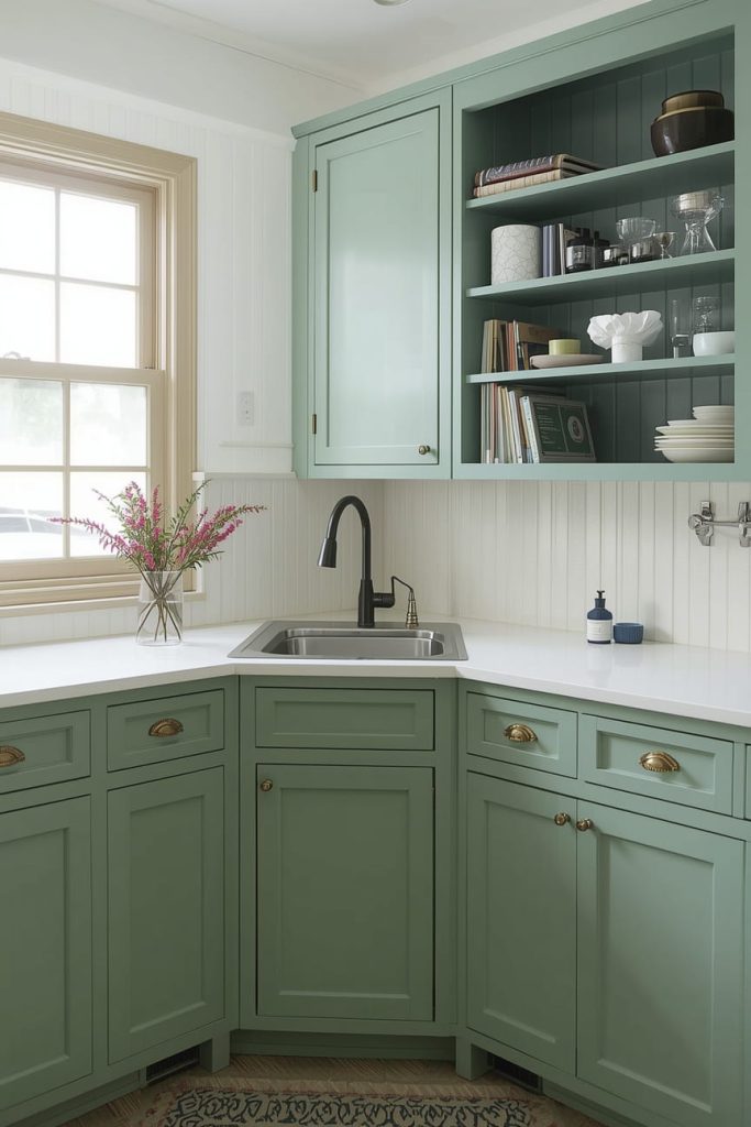 Corner Under Mount Sink for Compact Kitchens