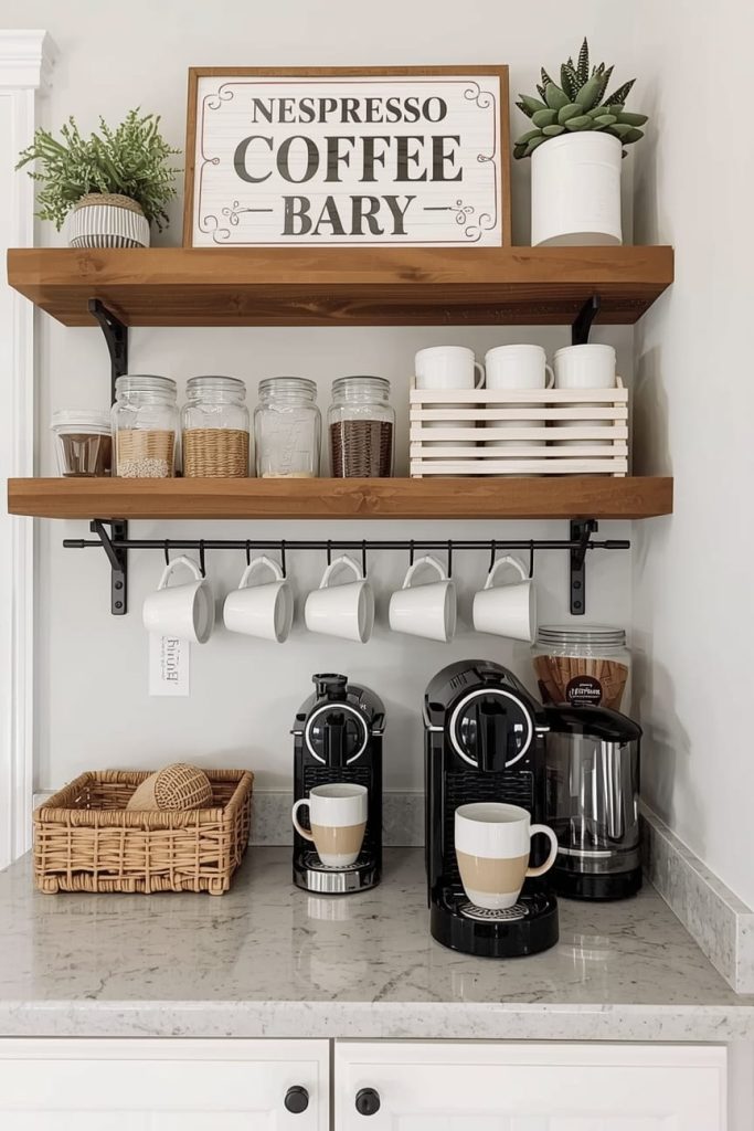 DIY Nespresso Coffee Station Setup