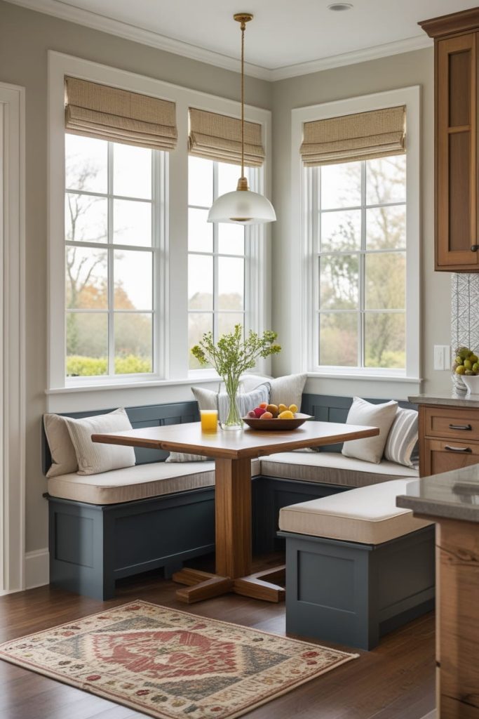 Design a Window-Facing Open Kitchen Living Room