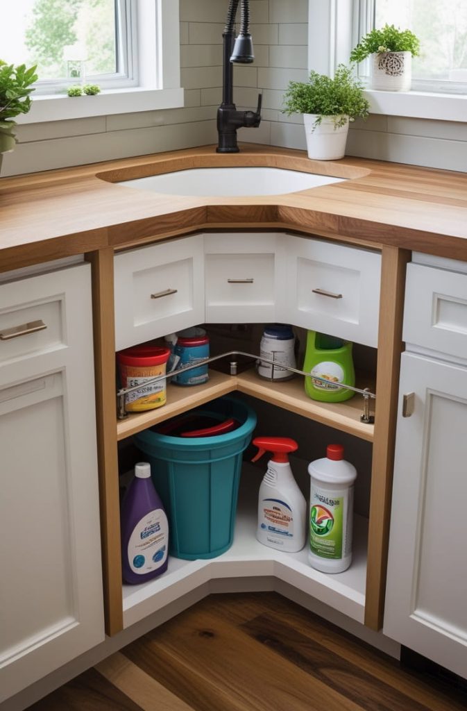 Double Bowl Corner Sink for Multitasking