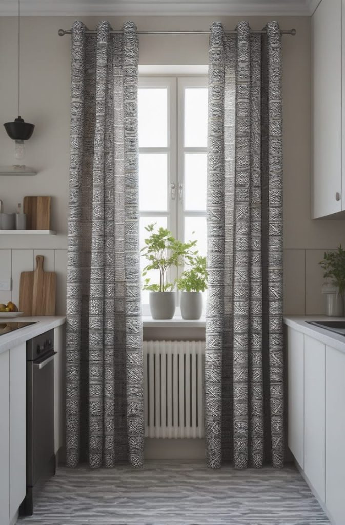 Eco-Friendly Modern Kitchen Curtains