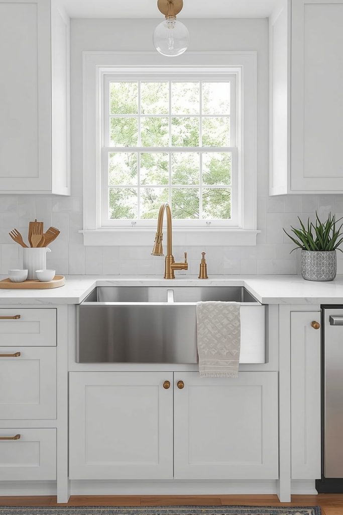 Equal Bowl Double Sink for Balanced Design