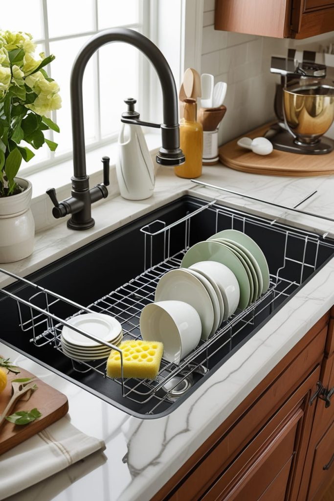 Expandable Over-Sink Rack