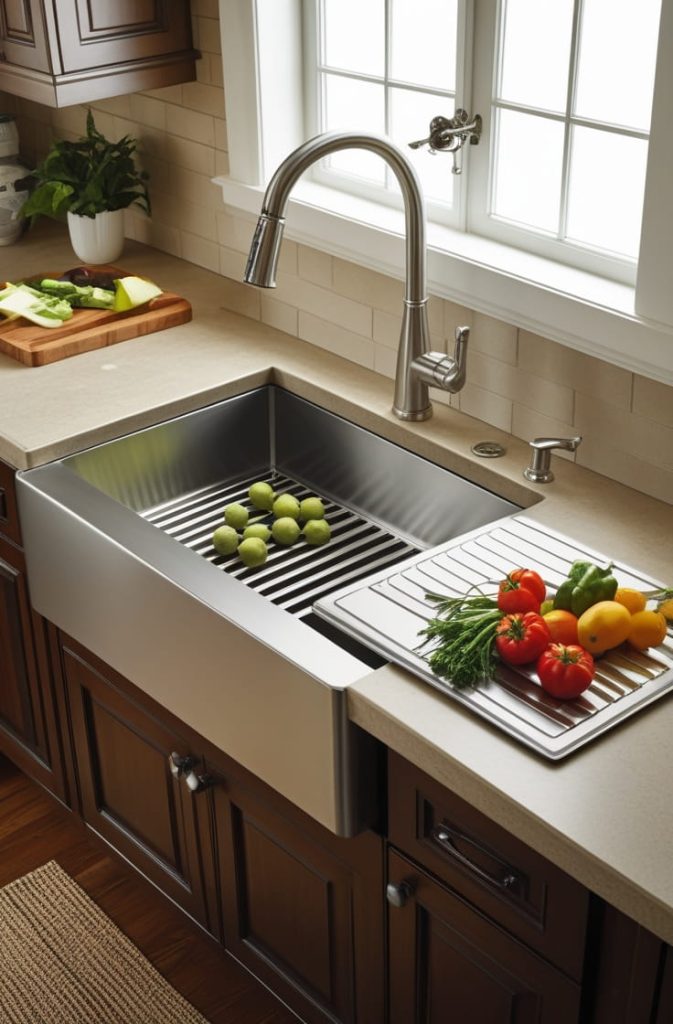 Farmhouse Stainless Steel Sink for a Modern Rustic Twist