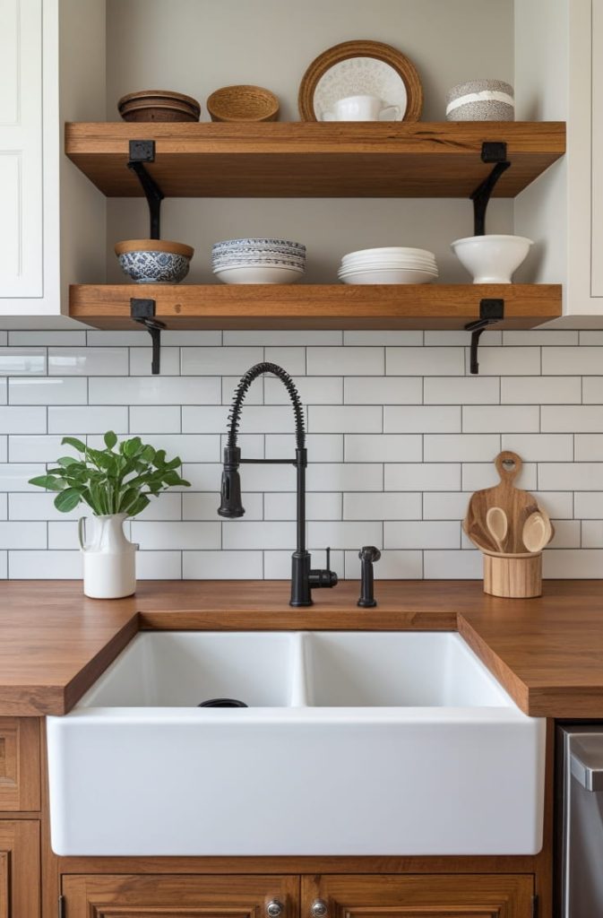 Functional Storage for Kitchen Sink Area